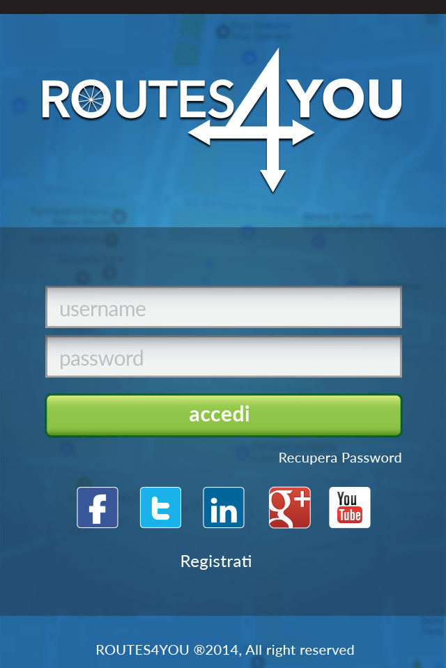 Applicazione Routes4you